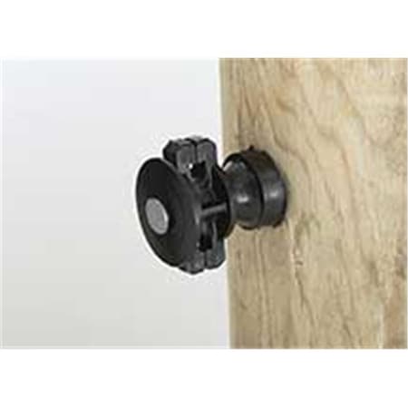 Dare Products Dare Products Wood Post Insulator With Nail Black - ELF-WP-25 31237